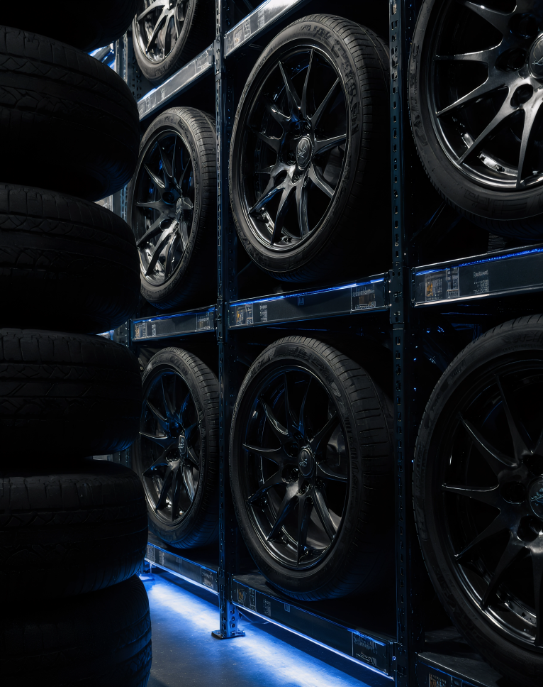 Преимущества сезонного хранения шин на складе
